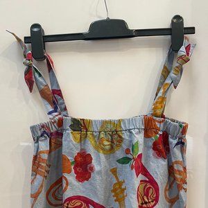 Gorman Tank Top Monica Forsberg Trumpets Chambray Tank